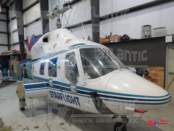 Shrinkwrap Helicopter New Jersey