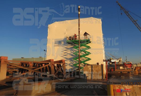 Shrink wrapping for the US Coast Guard