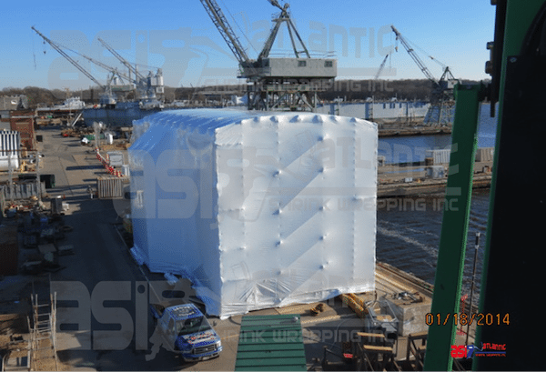 Shrink wrapping for the US Coast Guard