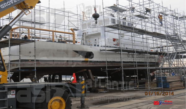 Shrink wrapping for the US Coast Guard